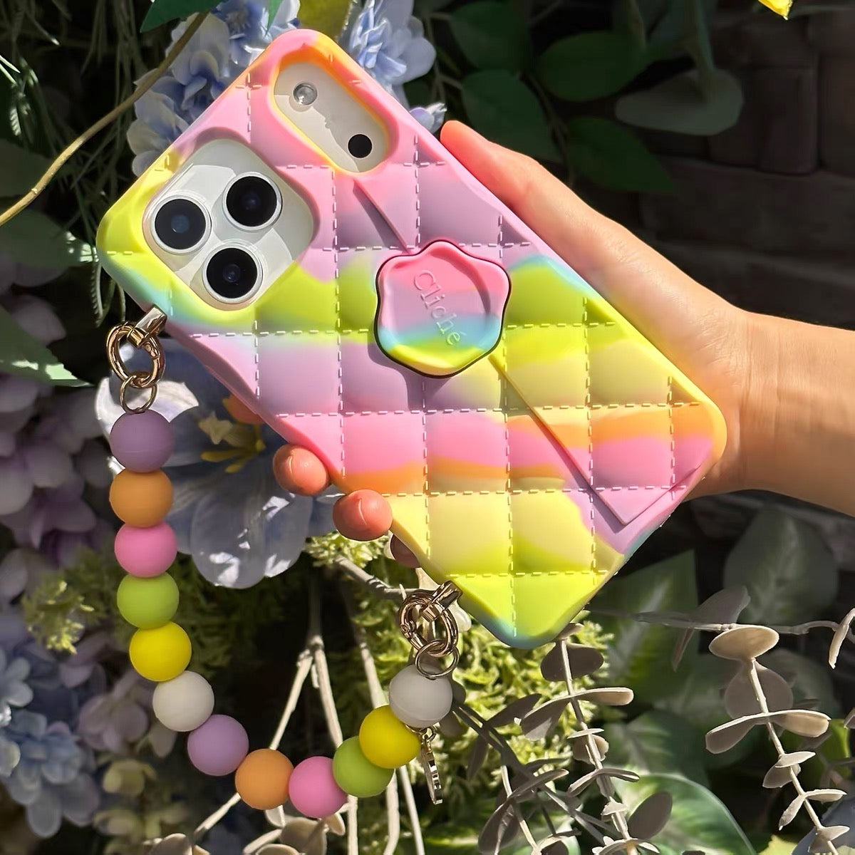 iPhone 17 Pro Max Seal Stamped Case (Rainbow)