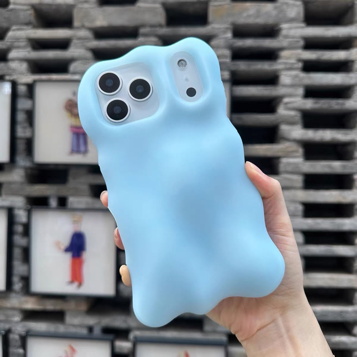 iPhone 17 Pro Max Case - Free to Shine (Pastel Blue)