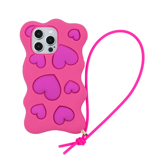 iPhone 15 Pro Max Case - Happy and Free (Pink)