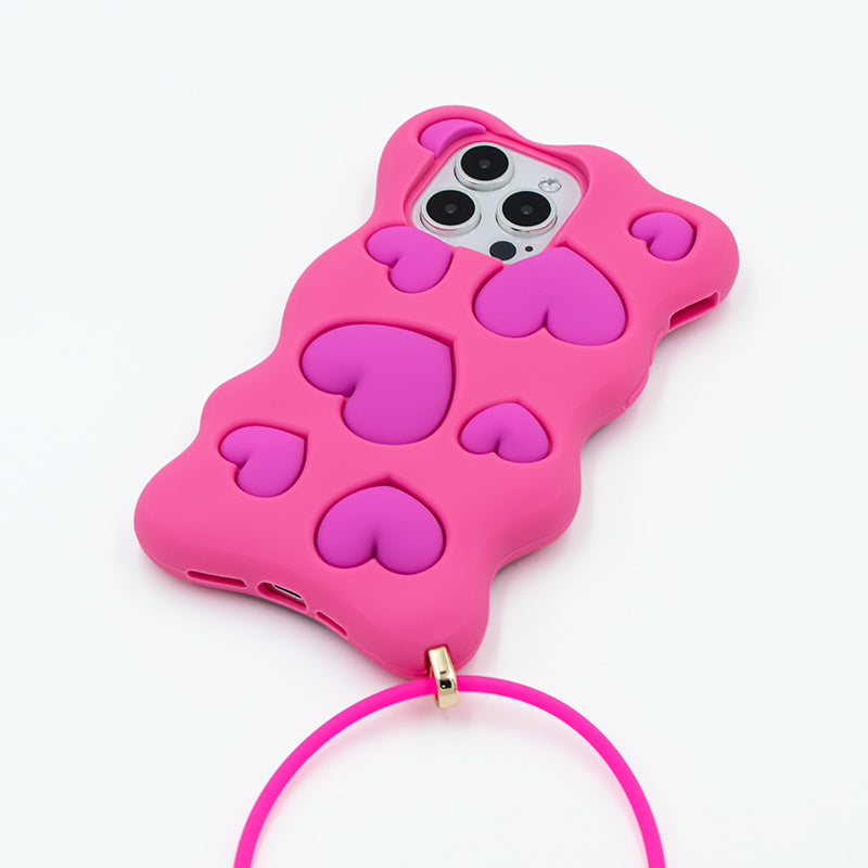 iPhone 15 Pro Max Case - Happy and Free (Pink)