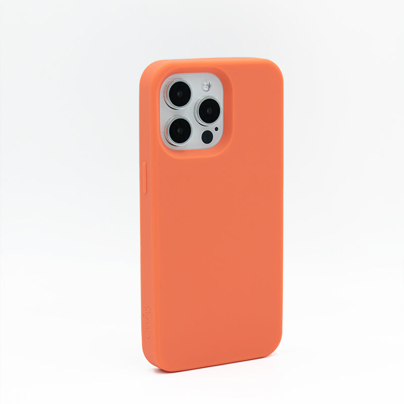 iPhone 15 Pro Max Silicone Case (Orange)