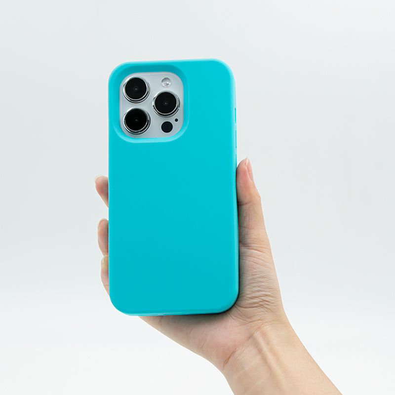 iPhone 15 Pro Silicone Case (Blue)