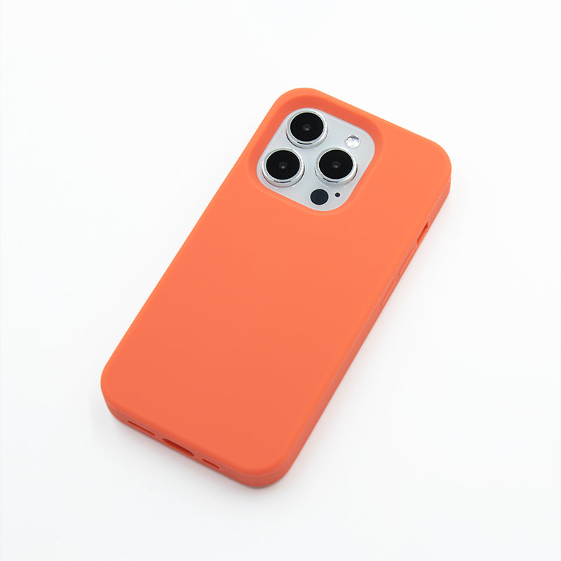 iPhone 15 Pro Silicone Case (Orange)