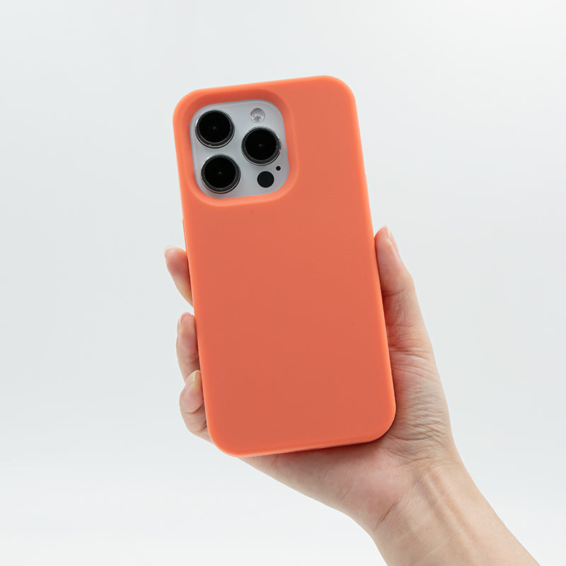 iPhone 15 Pro Silicone Case (Orange)