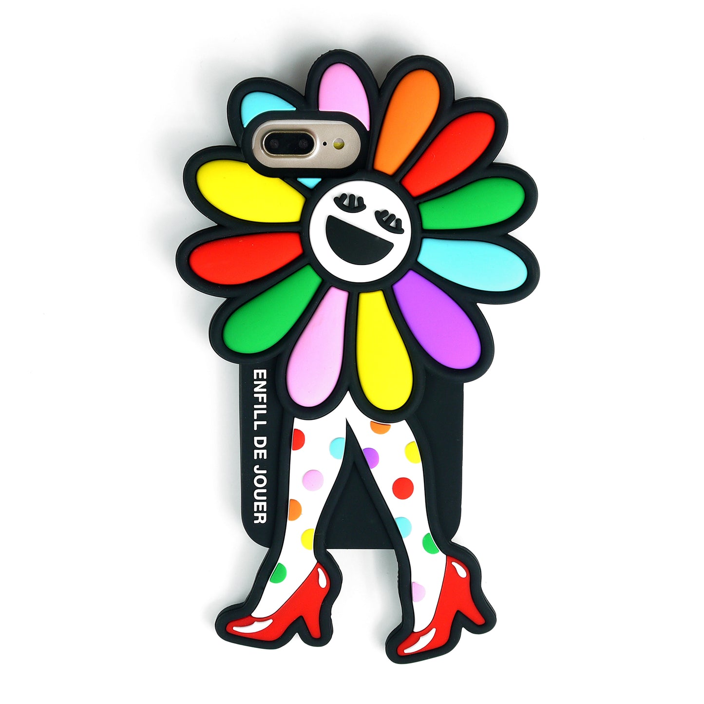 iPhone 7 Plus/8 Plus Case - Freedom Daisy (Rainbow)