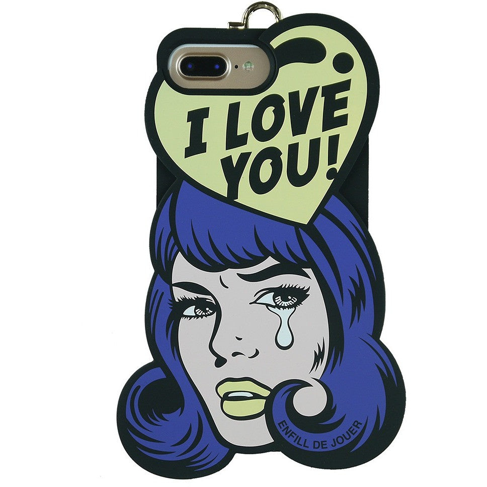 iPhone 7 Plus Girl's talk case I Love You (2 colours available) - Phone Cases - Candies Gifts