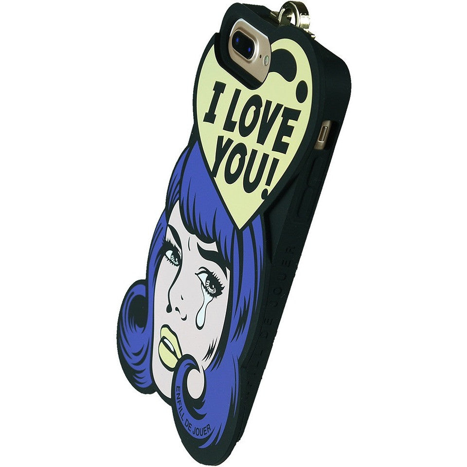 iPhone 7 Plus Girl's talk case I Love You (2 colours available) - Phone Cases - Candies Gifts