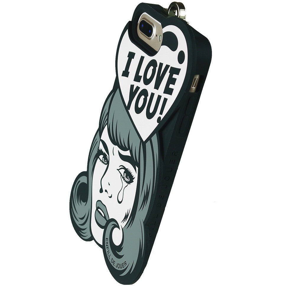 iPhone 7 Plus Girl's talk case I Love You (2 colours available) - Phone Cases - Candies Gifts