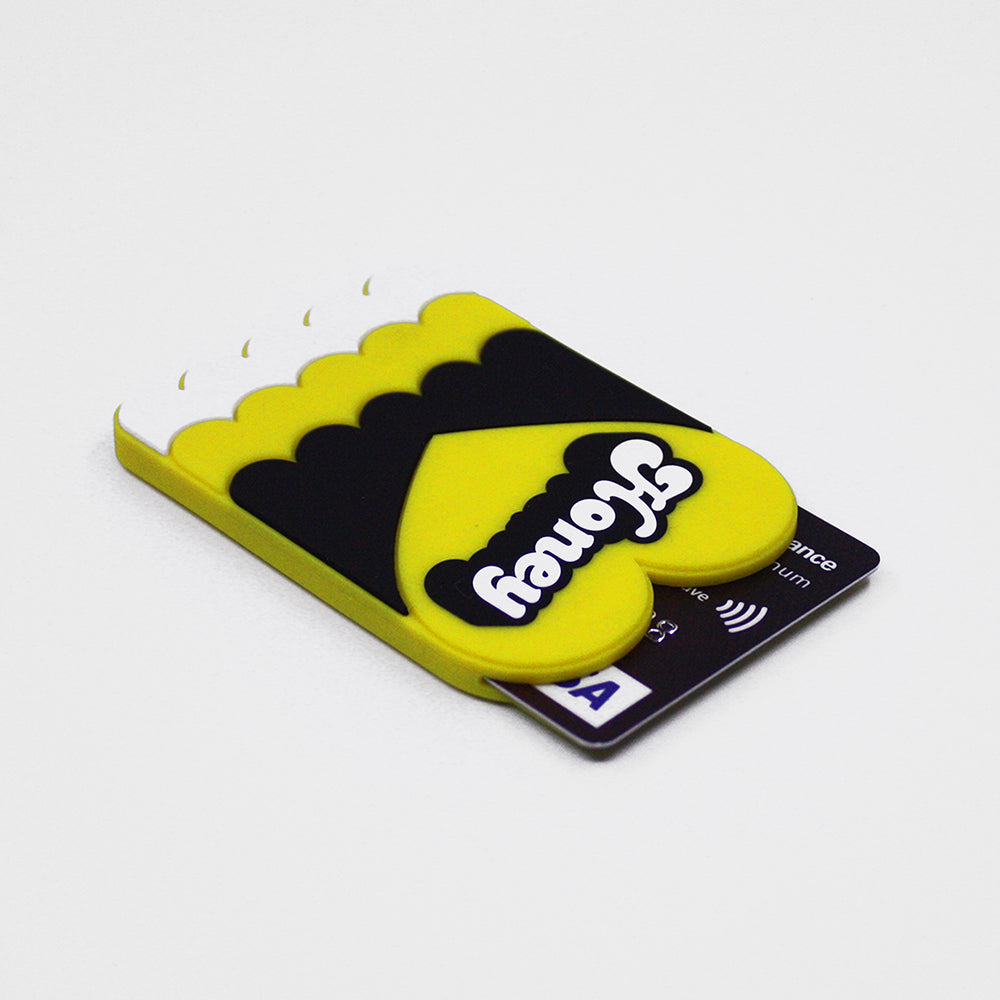 Removable Sticker Card Case - HONEY