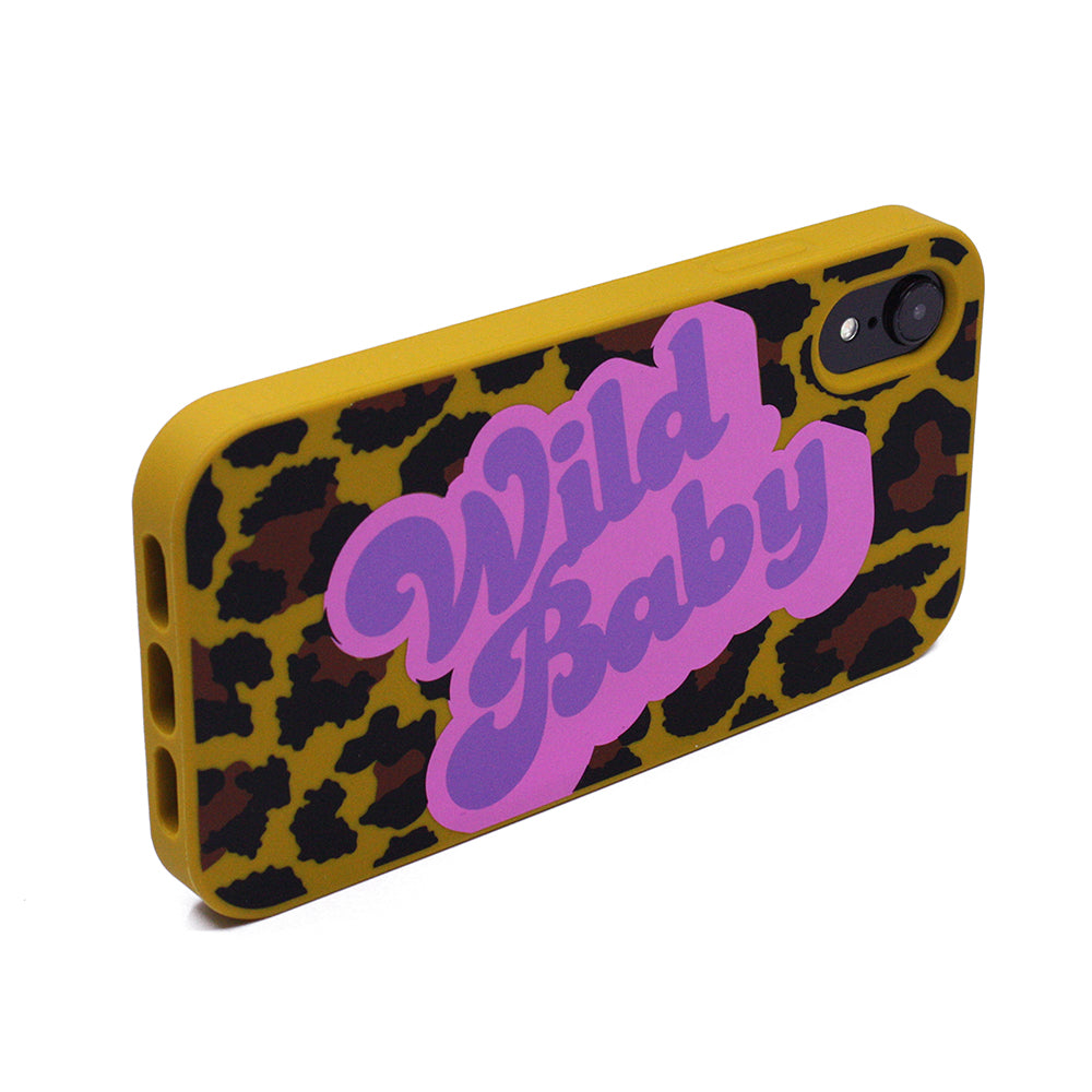 iPhone XR Simple Case - Leopard (Wild Baby)