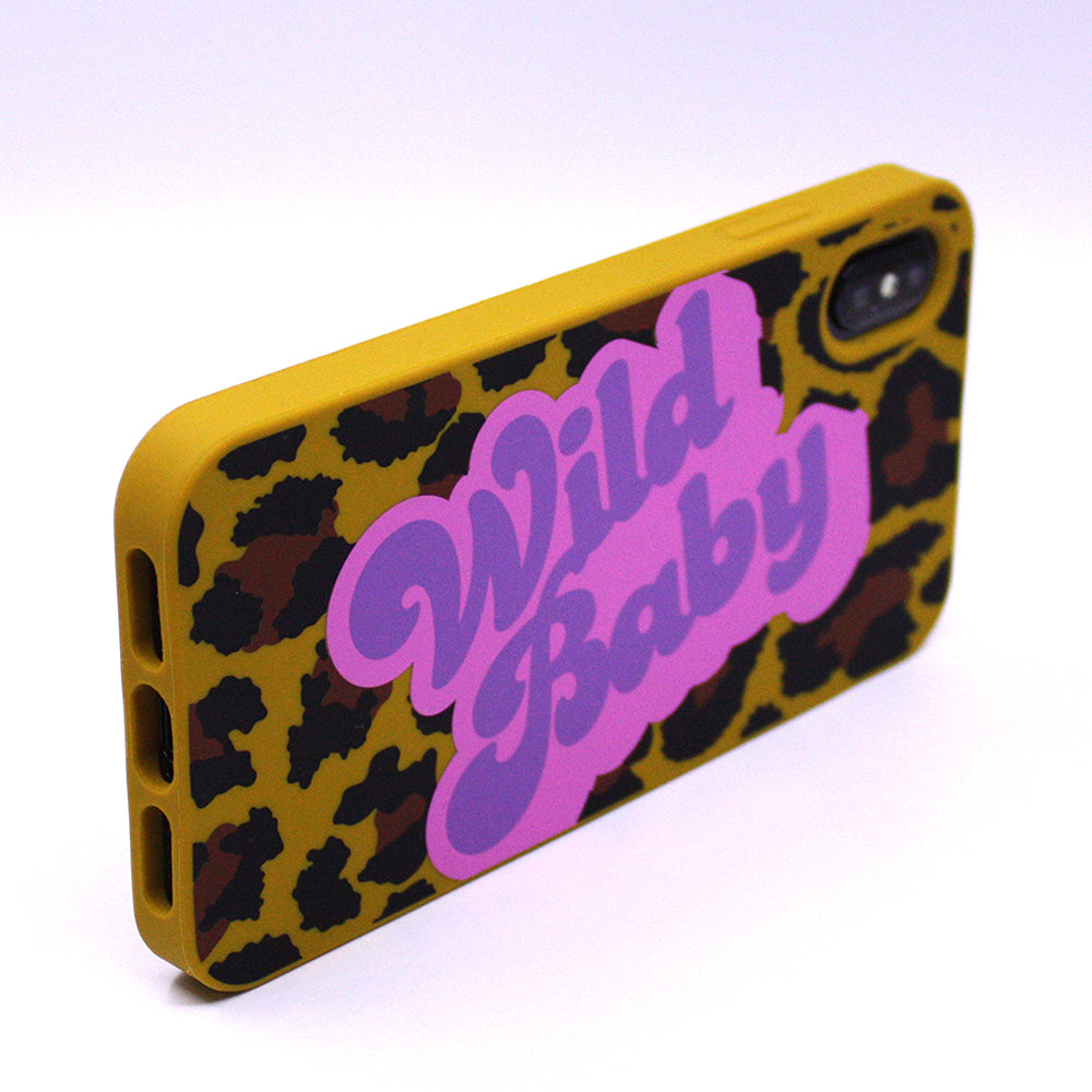 iPhone XS Max Simple Case - Leopard (Wild Baby)