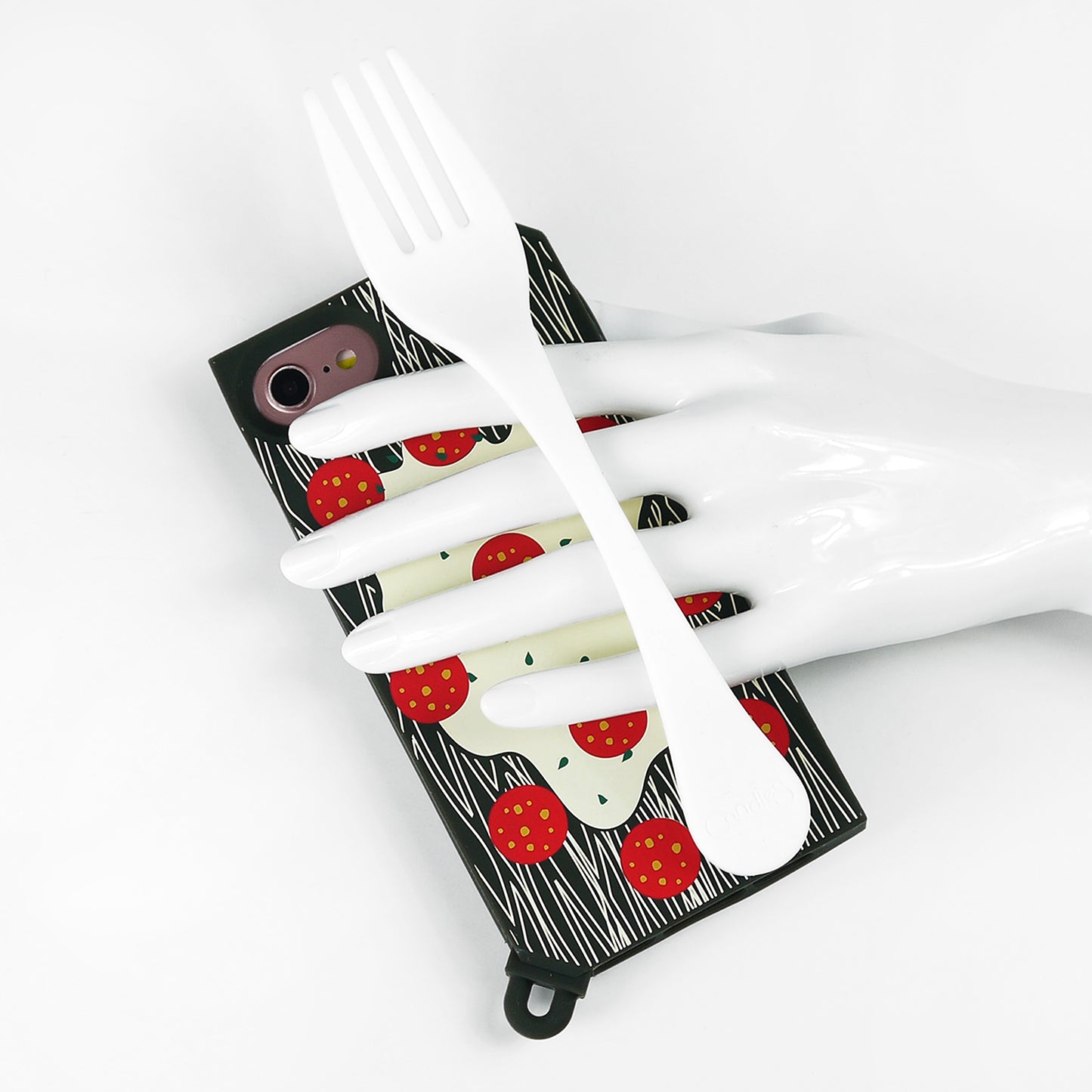 iPhone SE/7/8 Handle Case - Squid Ink Spaghetti