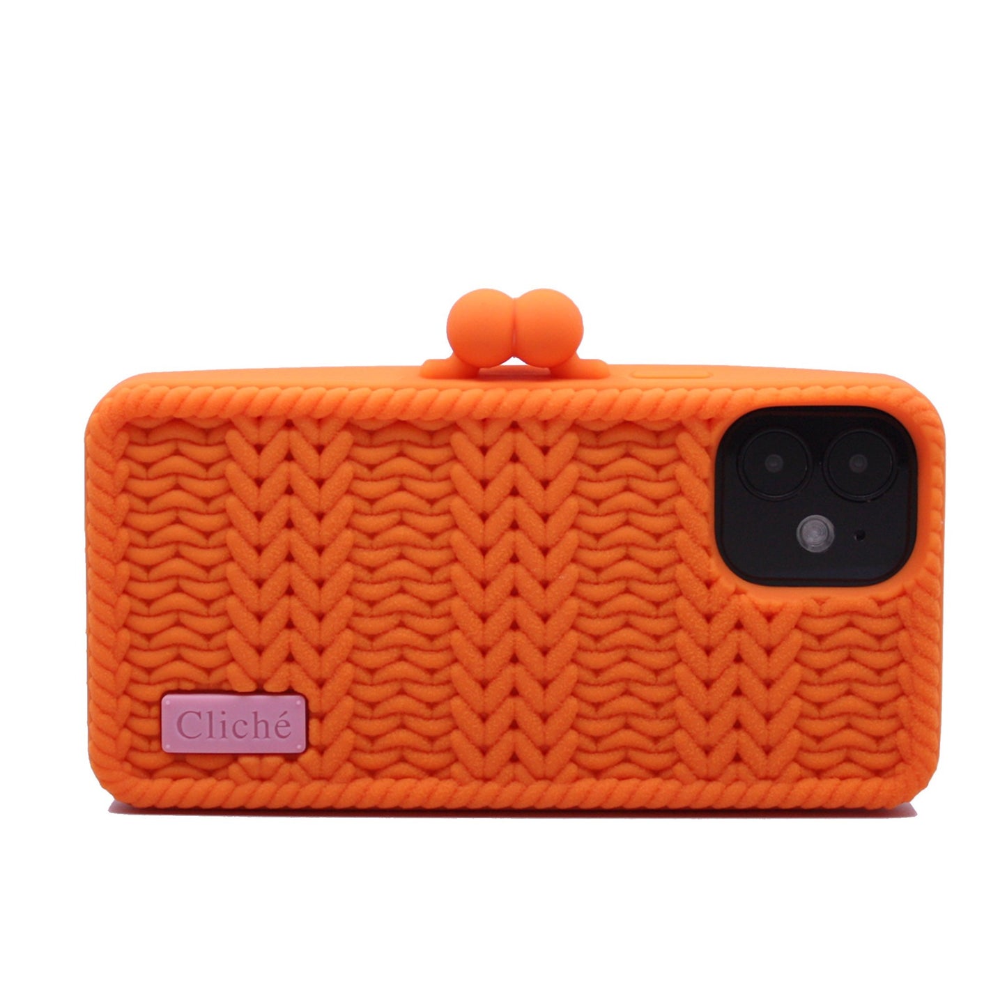 iPhone 12 Mini Knitted Case (Orange)