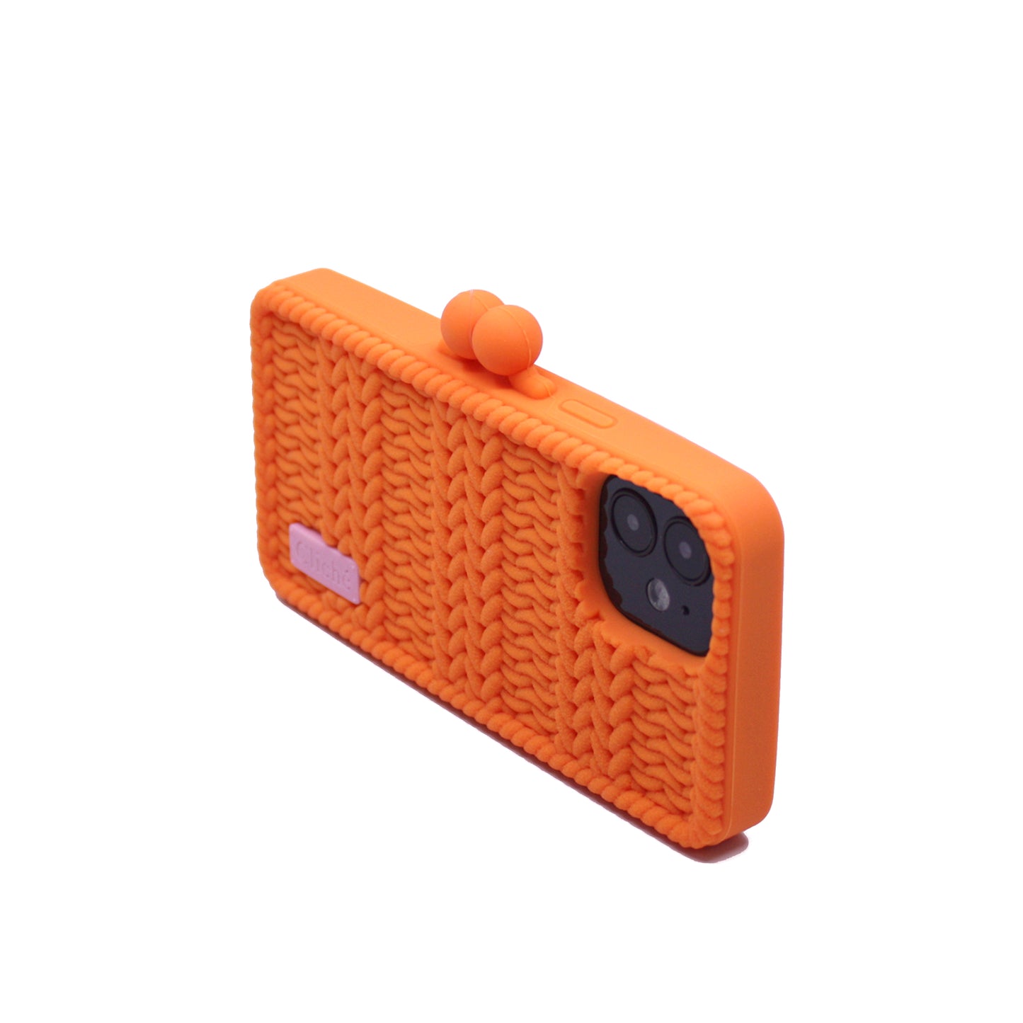 iPhone 12 Mini Knitted Case (Orange)