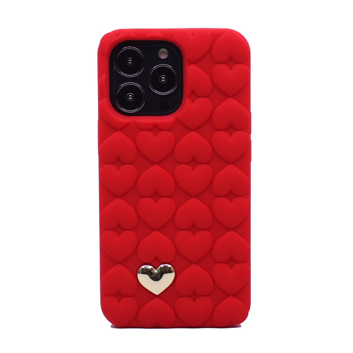 iPhone 13 / 13 Pro - Hearts Case (Red)