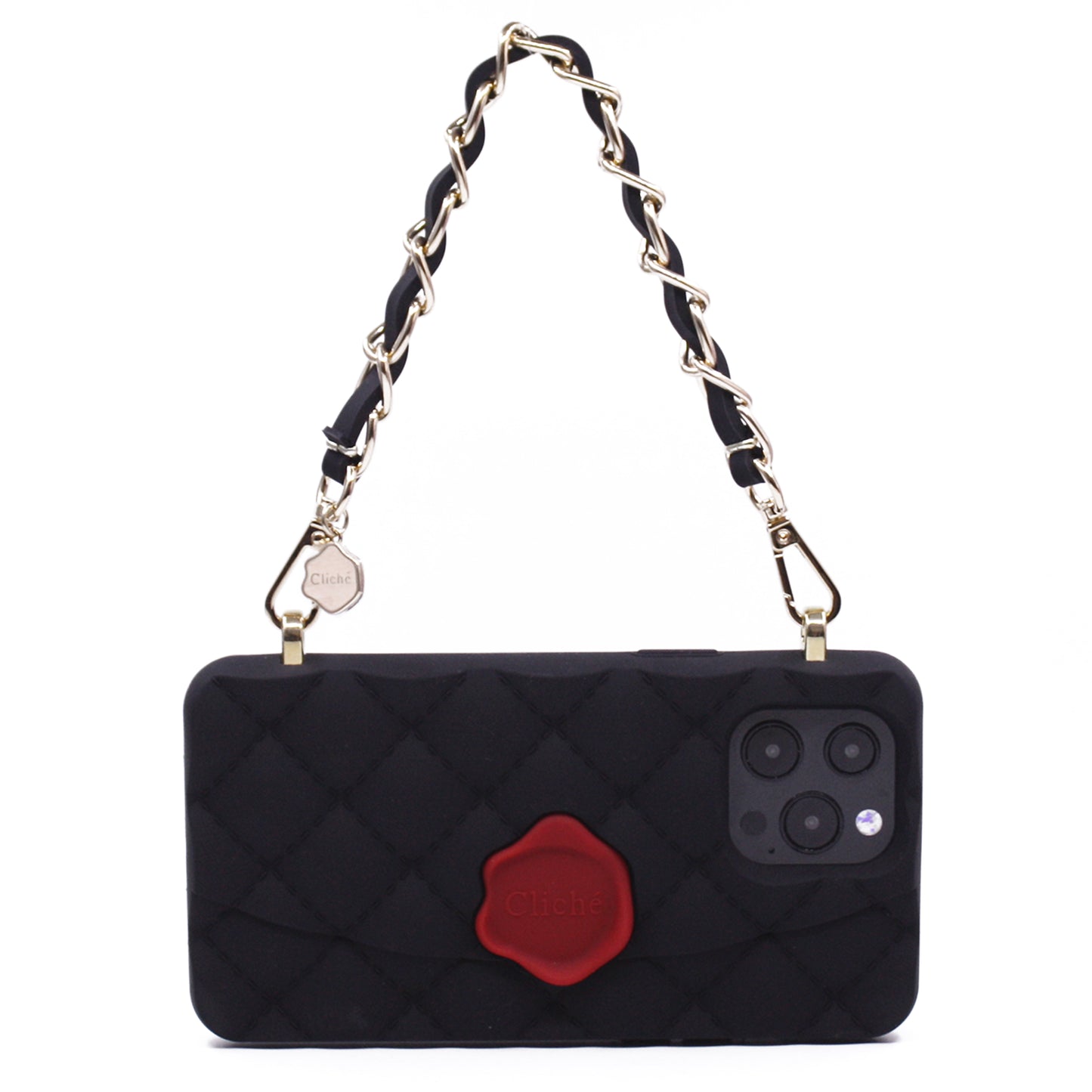 iPhone 13 Pro Max Black Classic Seal Stamped Case