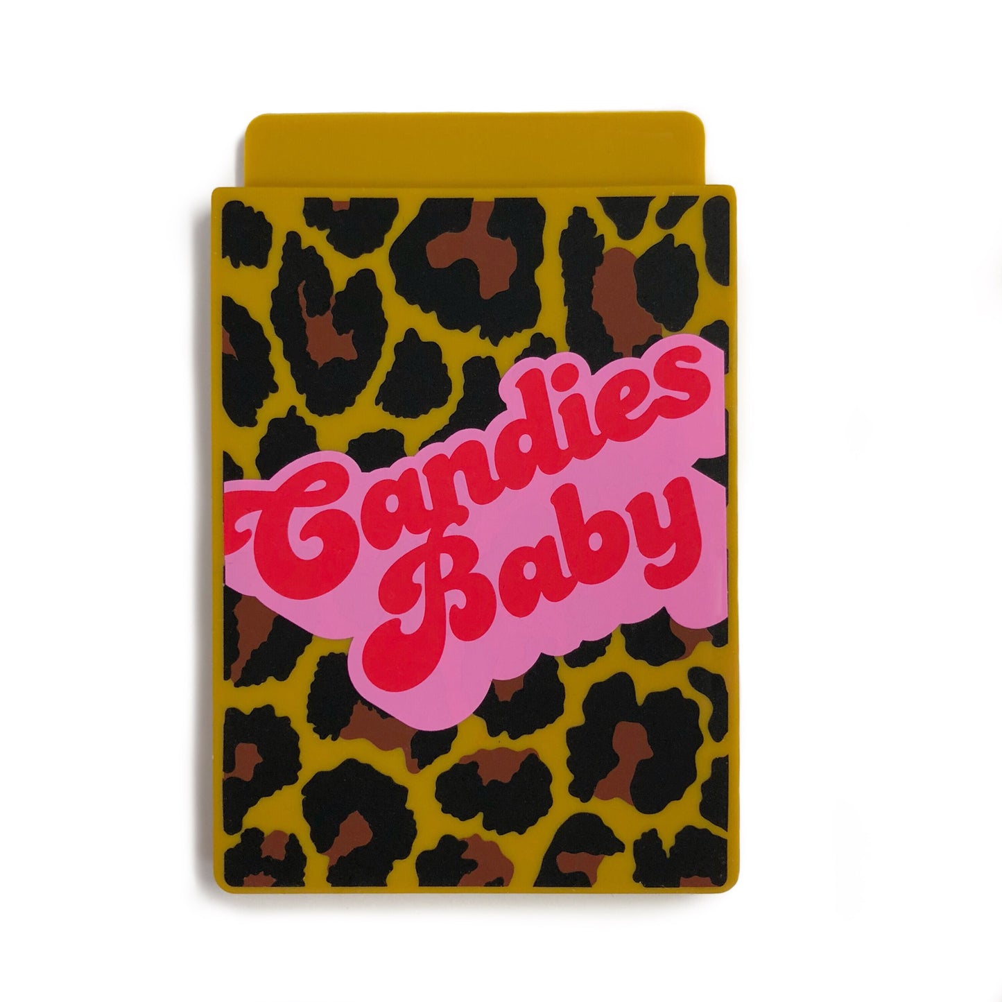 Removable Sticker Card Case - Leopard CANDIES BABY