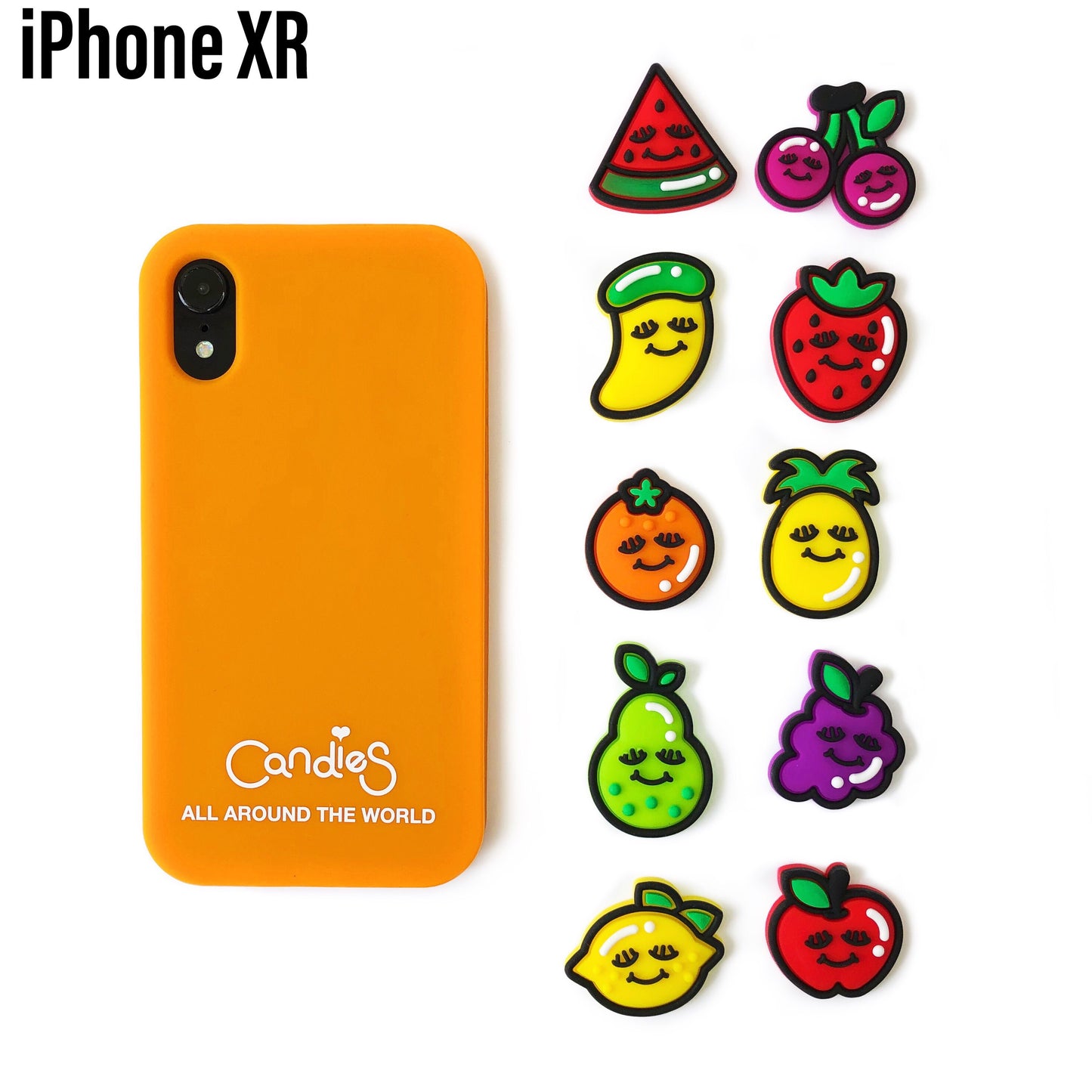 Fruits iPhone Case and Play Icon Set