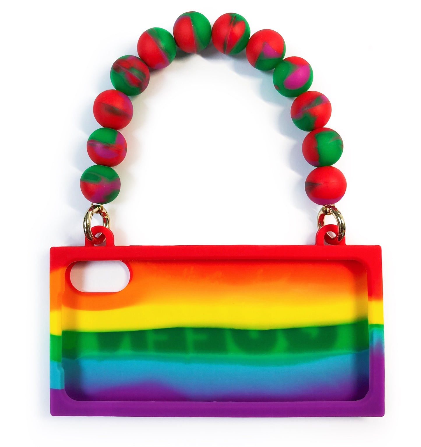 iPhone X/Xs Rainbow Handbag Case - QUEEN!