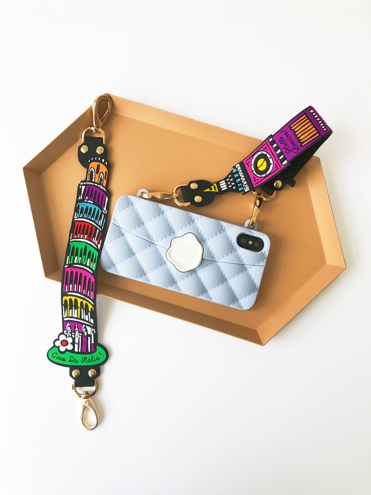 Rainbow Landmarks Happy Strap