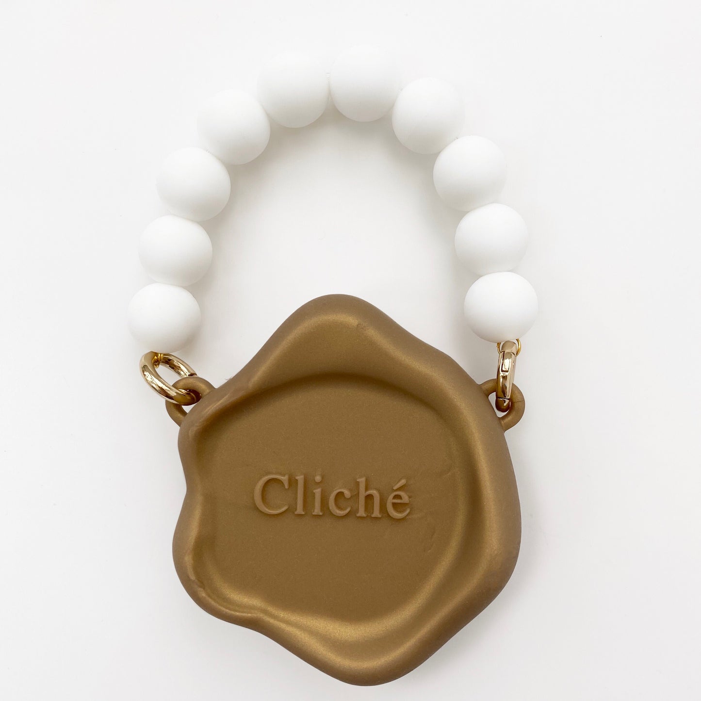 Micro Seal Stamped Bag (Gold)