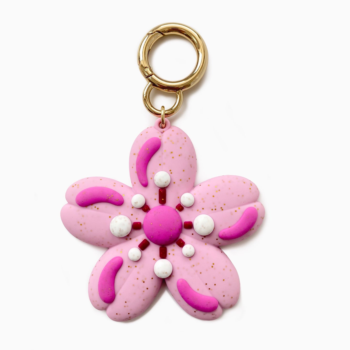 Happy Charm - Sakura with Glitter