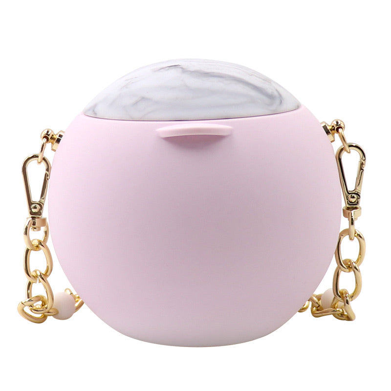 Silicone Bouncy Purse (Marble/Pink)