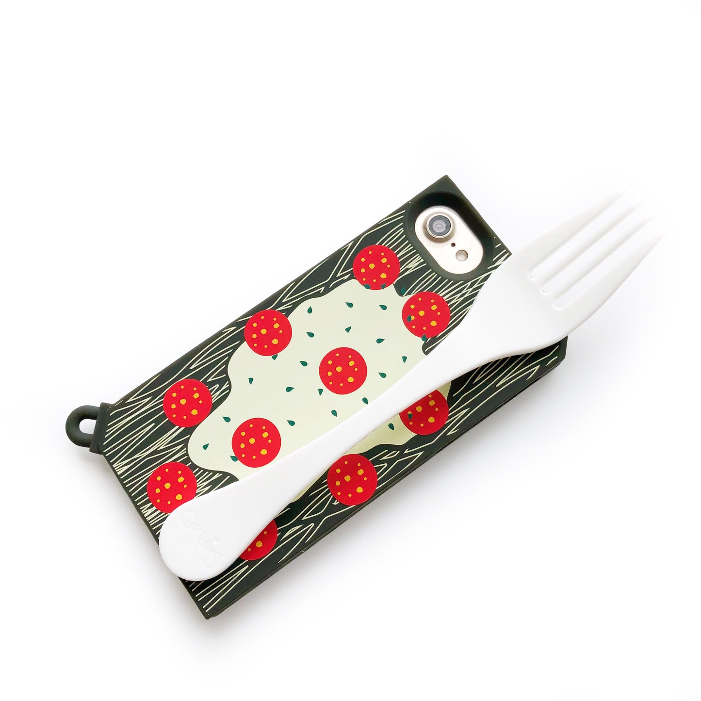 iPhone SE/7/8 Handle Case - Squid Ink Spaghetti