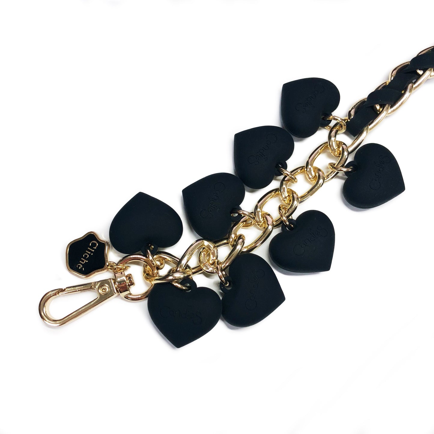 Short Celebrity Strap with Hearts