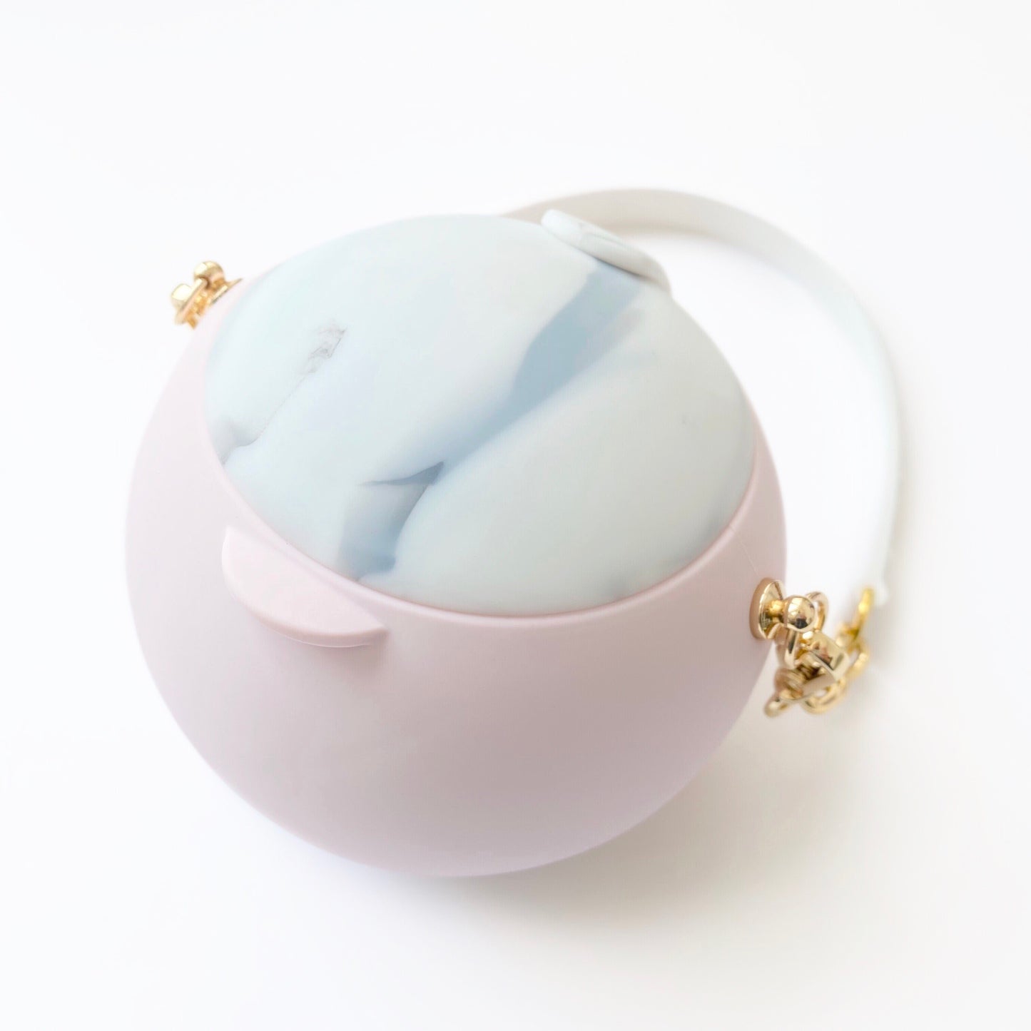 Silicone Bouncy Purse (Marble/Pink)