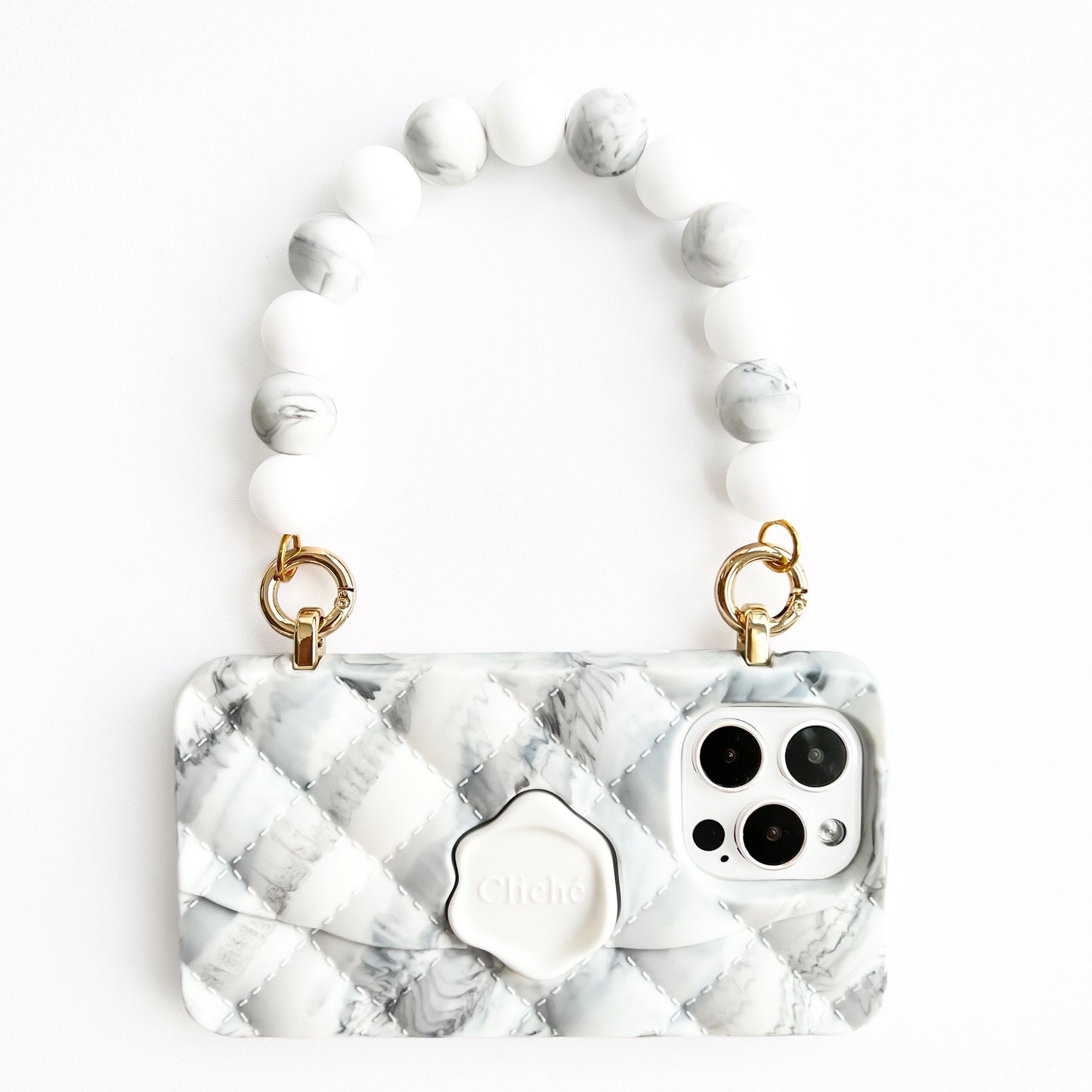 iPhone 13 / 13 Pro Seal Stamped Case - Marble