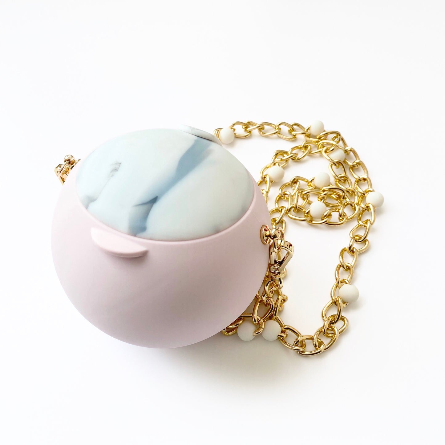 Silicone Bouncy Purse (Marble/Pink)