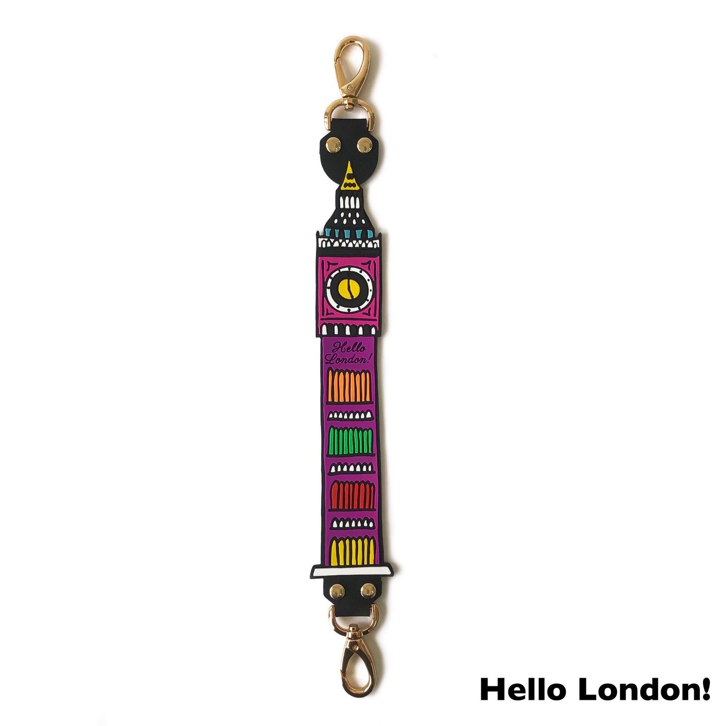 Rainbow Landmarks Happy Strap