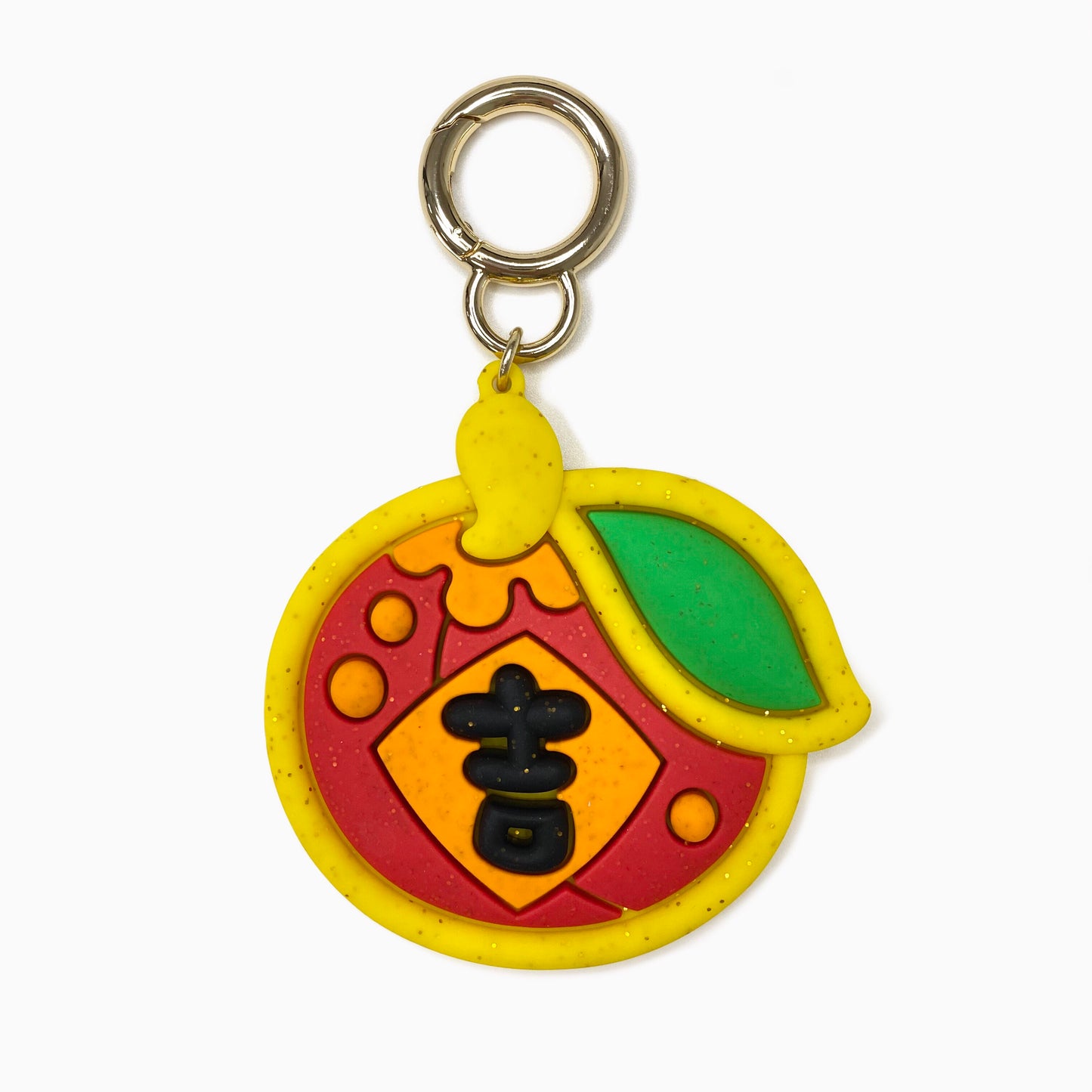 Happy Charm - Lucky Tangerine with Glitters