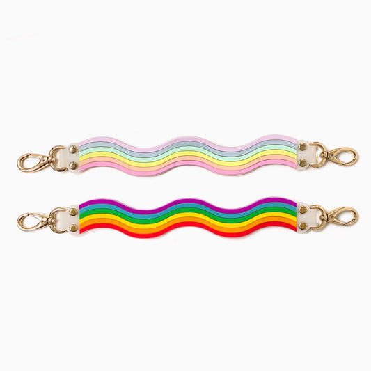 Happy Strap (Short) - Pastel / Bright Rainbow Illusion