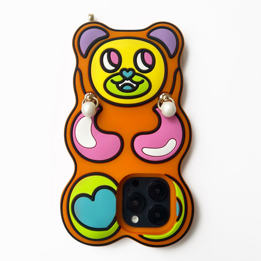 iPhone 14 Pro Max Case - Happy Gummy Bear (Orange)