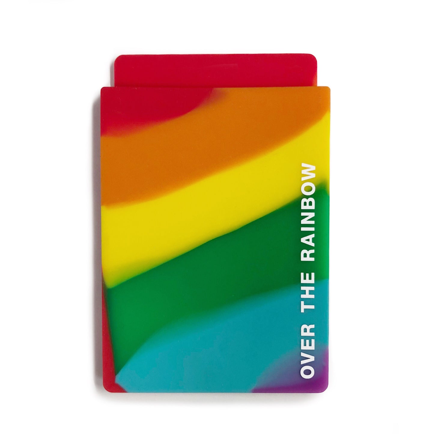 Removable Sticker Card Case - Rainbow