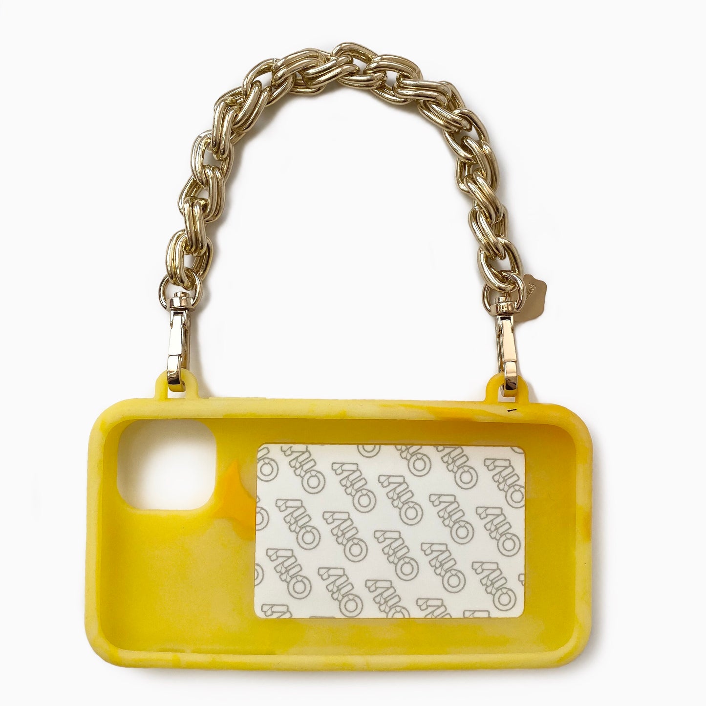iPhone 11/11 Pro/11 Pro Max Yellow Marble Seal Stamped Case