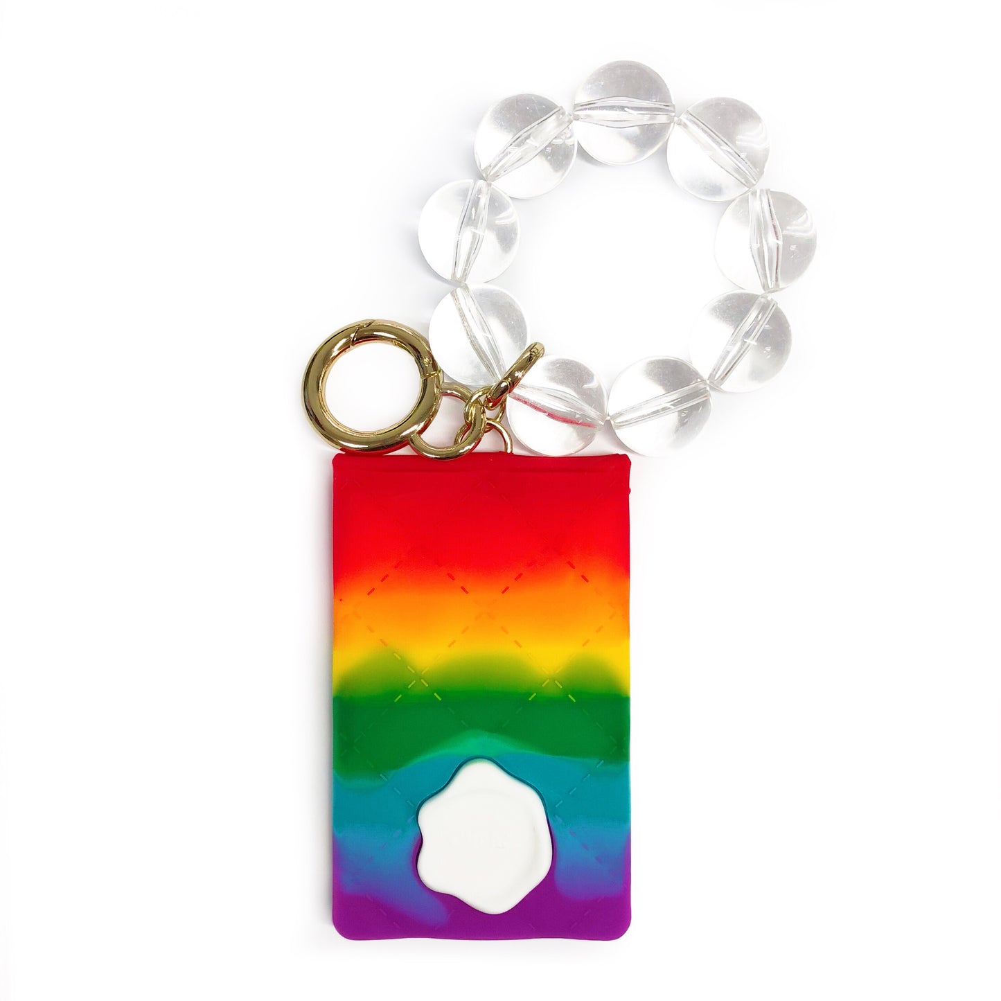 Rainbow Seal Stamped Card Case