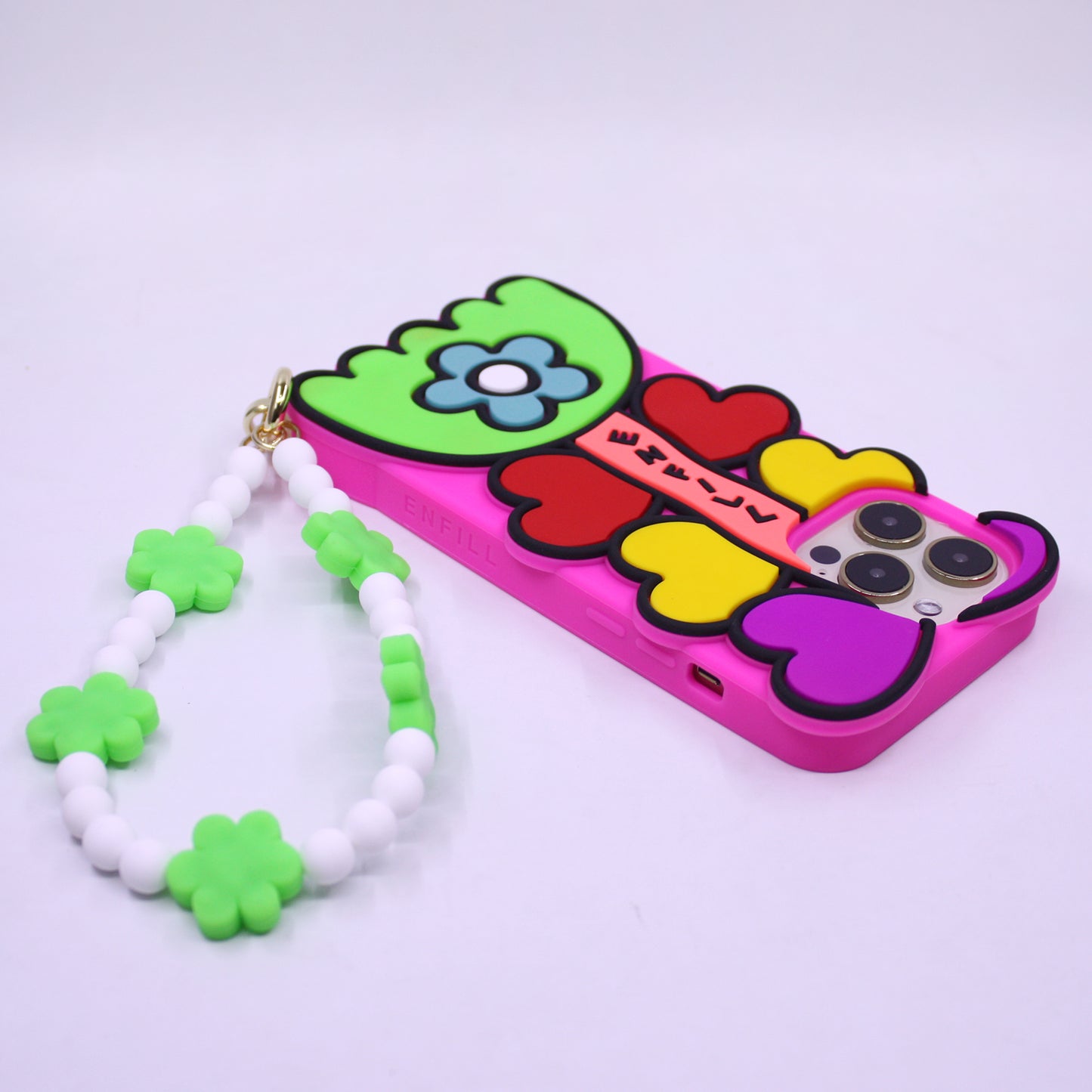 iPhone 14 Pro Max Case - Hearts, Flower & Baby