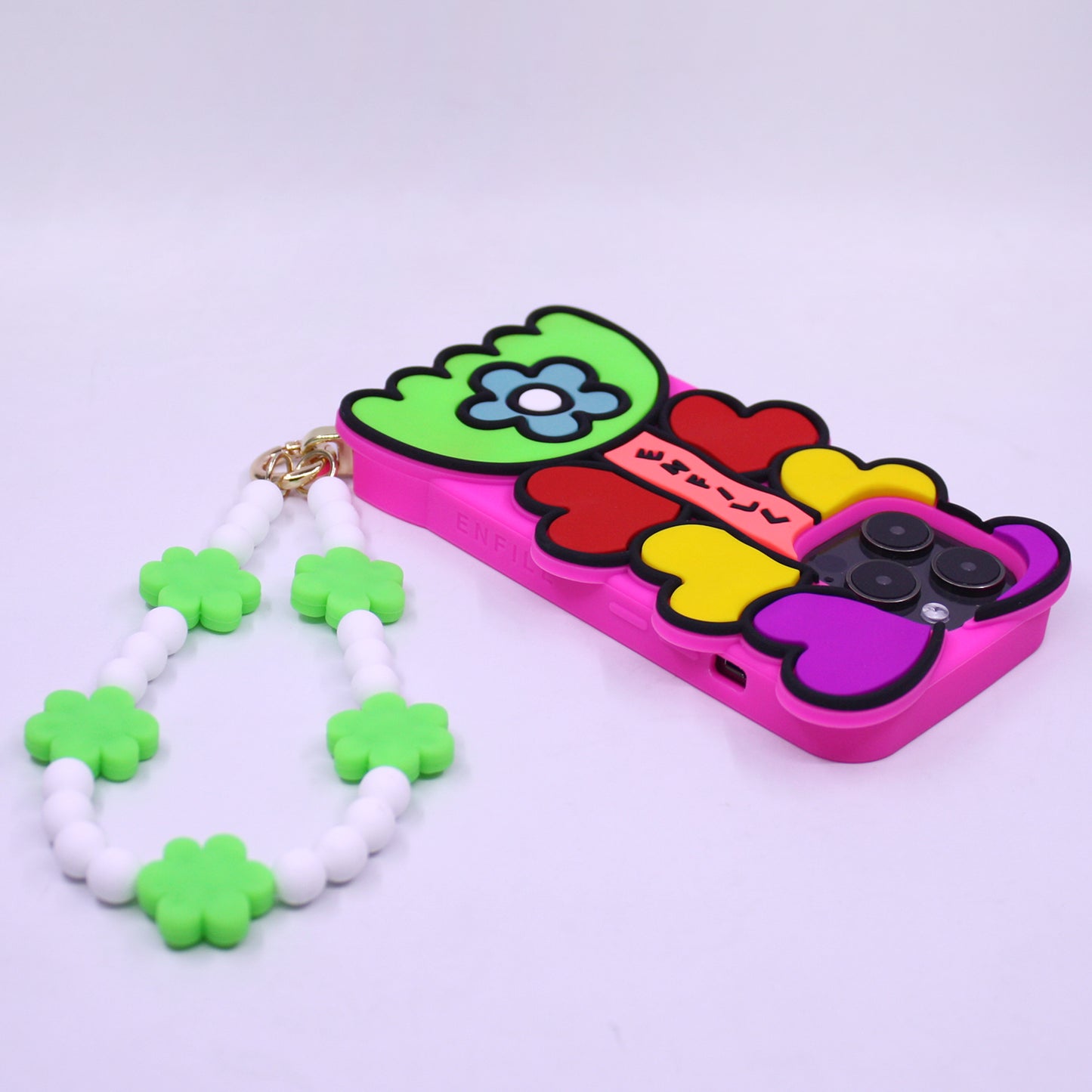 iPhone 14 Pro Case - Hearts, Flower & Baby