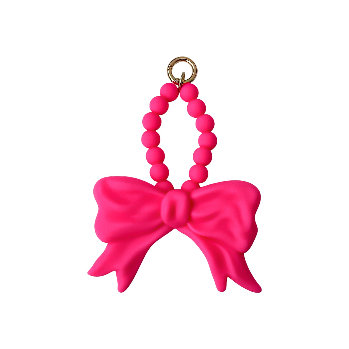 iPhone 17 Pro Max MagSafe Case - Leopard Print with Strap (Hot Pink)