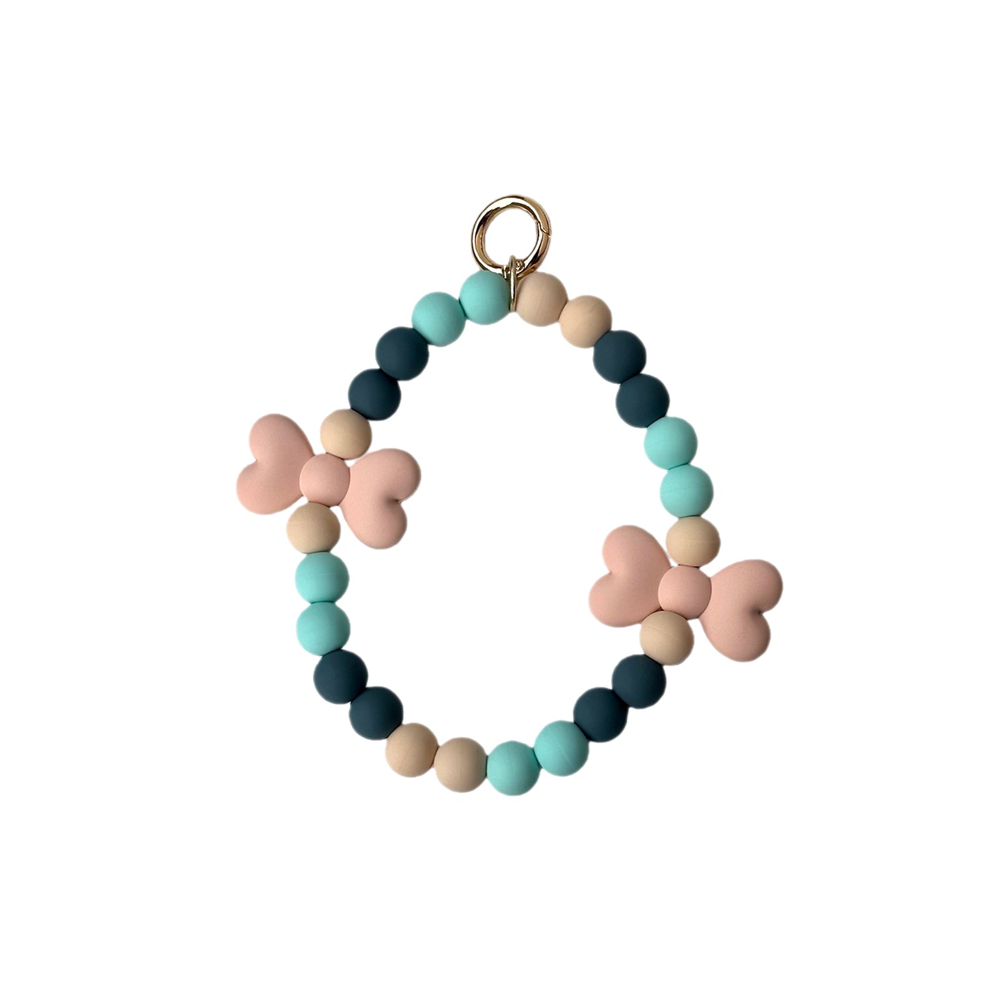 iPhone 17 Pro Max MagSafe Case - Leopard Print with Strap (Dusty Blue)