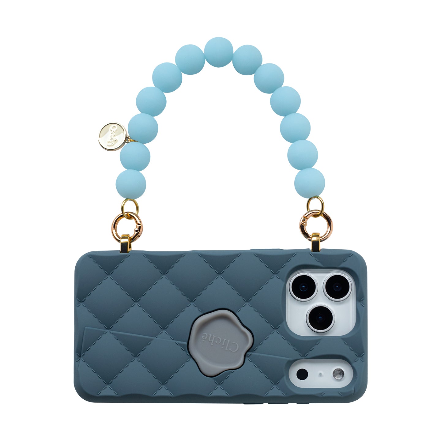 iPhone 17 Pro Max Seal Stamped Case (Dark Slate Blue)