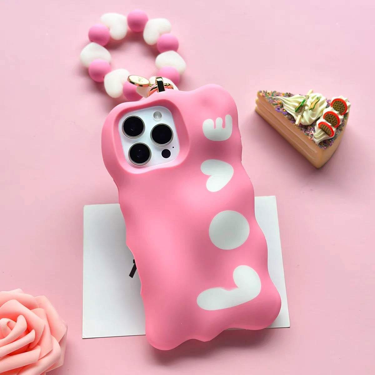 iPhone 16 Pro Max Case - Free to Shine (Pink / LOVE)