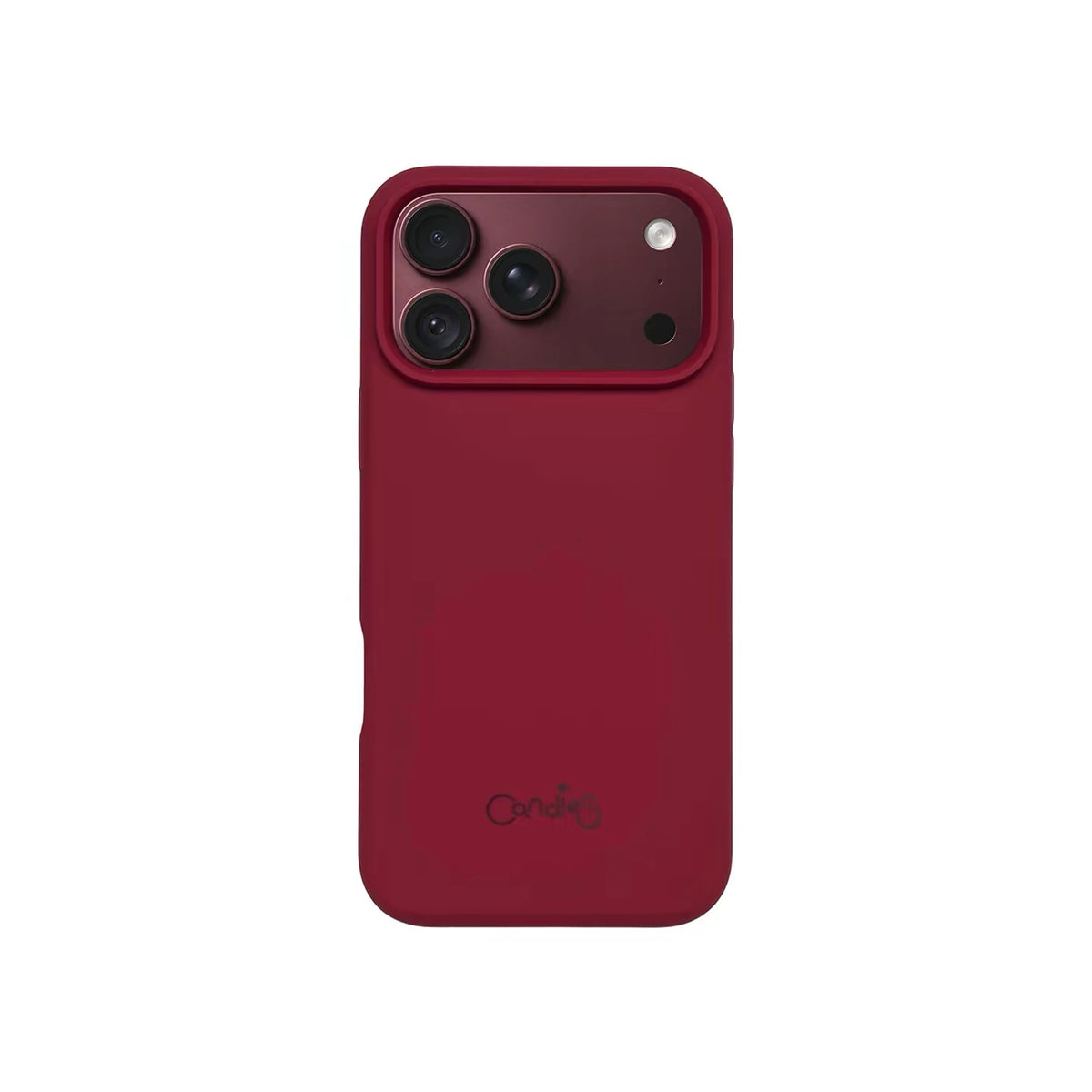 iPhone 18 Pro Max Liquid Silicone MagSafe Case (Burgundy / Dark Red)