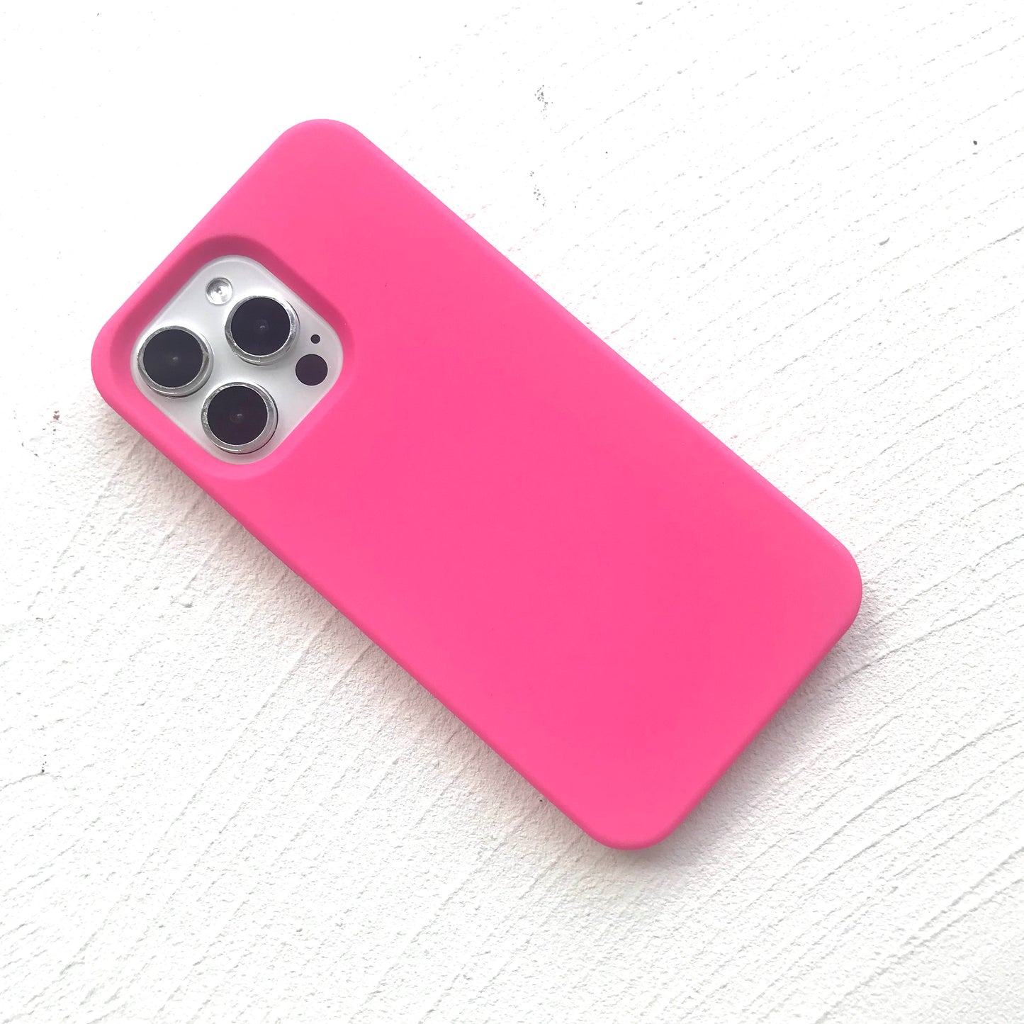 iPhone 15 Pro Max Silicone Case (Pink)