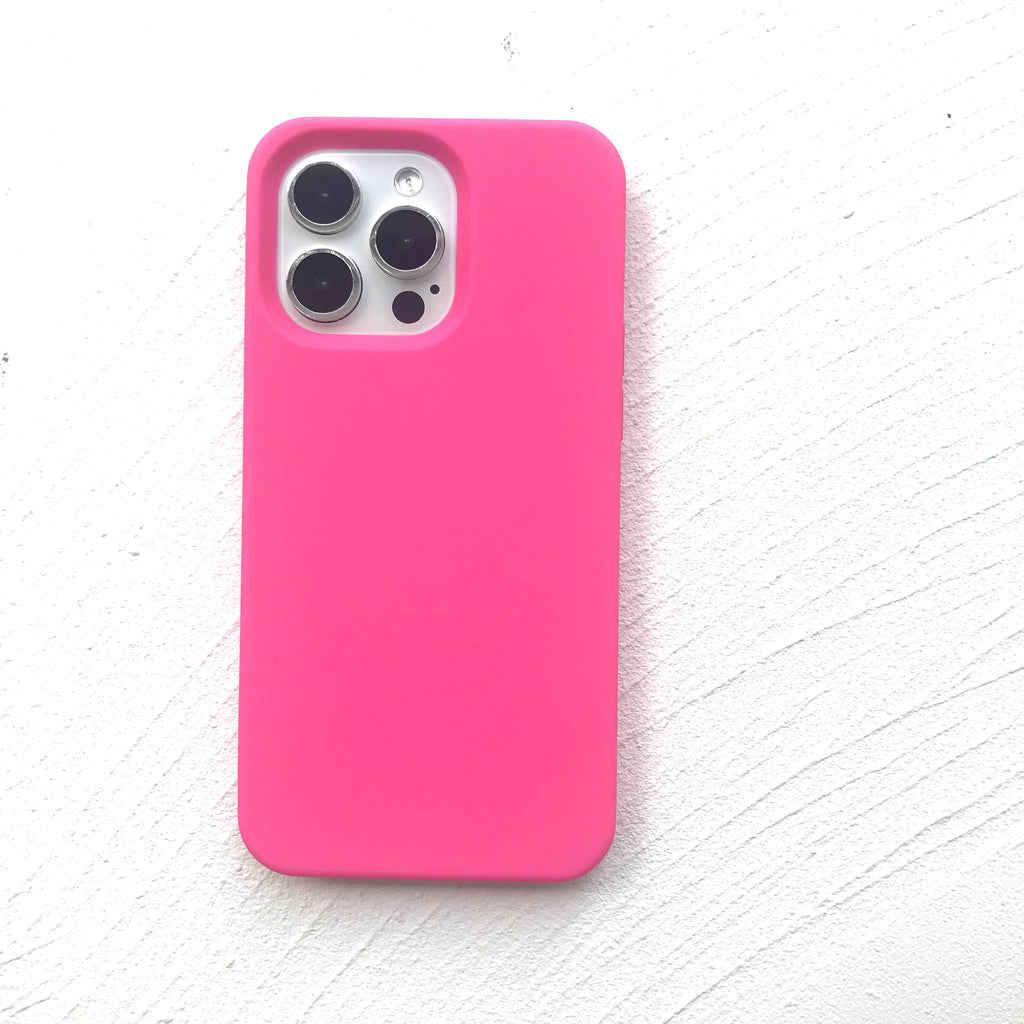 iPhone 15 Pro Max Silicone Case (Pink)