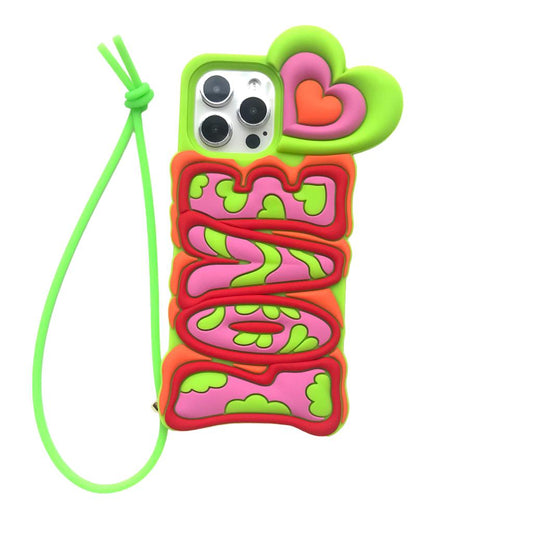iPhone 15 Pro Max Case - LOVE (Green)