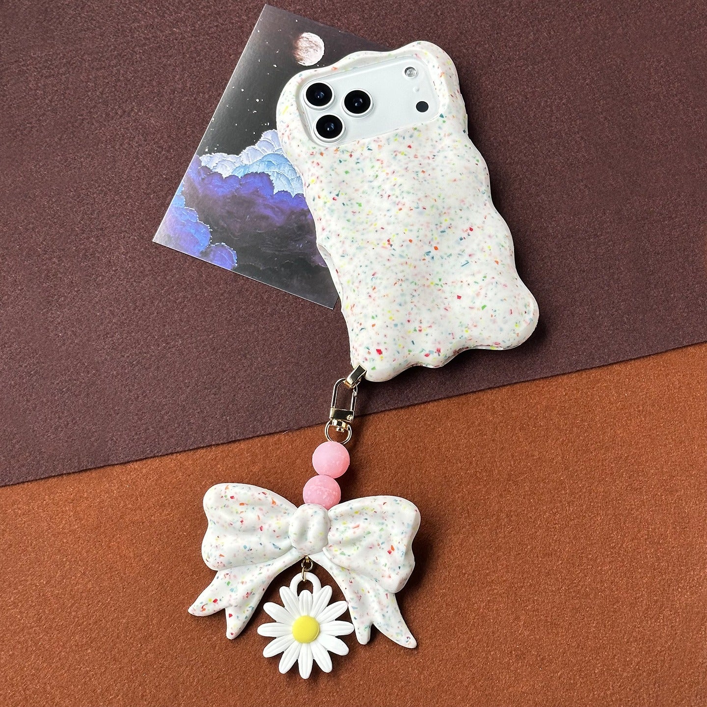 iPhone 17 Pro Max Case - Free to Shine (Birthday Cake Mix with Phone Charm)